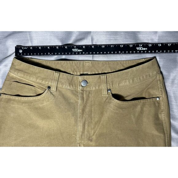 Lululemon Men's Brown Utilitec Twill Cotton ABC Pants 31/32 Classic Fit - Picture 11 of 11